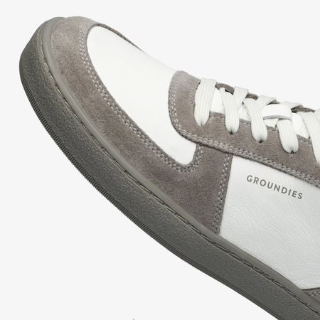 Barefoot Tenisky GROUNDIES® HAMPTONS 2.0 REGULAR Šedo Bílé
