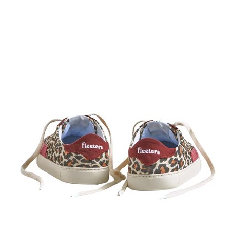 FLEETERS Peach Leopard & Borgona 5