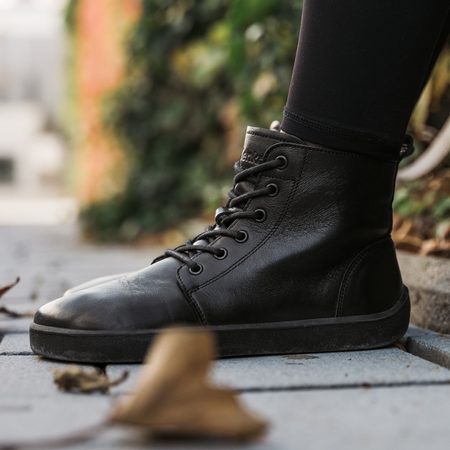 BE LENKA ATLAS All Black | Kotníkové barefoot boty