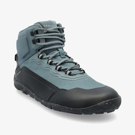 Barefoot Voděodolné Pohorky GROUNDIES® All Terrain High 2.0 Modré