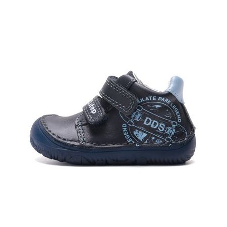 Dětské barefoot celoroční boty D.D.STEP S073-62313A svítící skateboard - boční pohled
