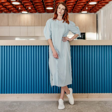 SHAPEN TENISKY FEELIN Uni White Leather | Barefoot tenisky