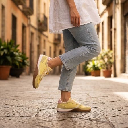 MTNG FREE ORBIT Amarillo | Ženske barefoot tenisice