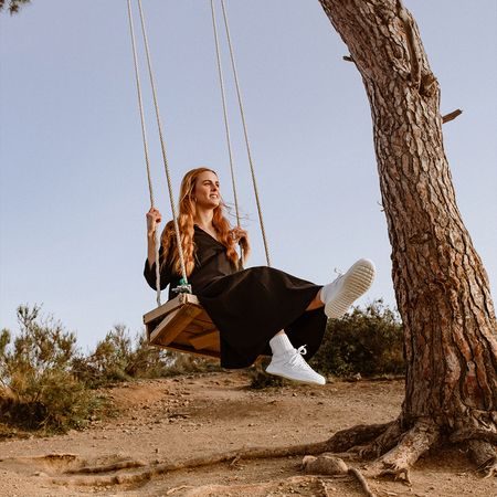 GROUNDIES® New Port Bílé | Barefoot tenisky