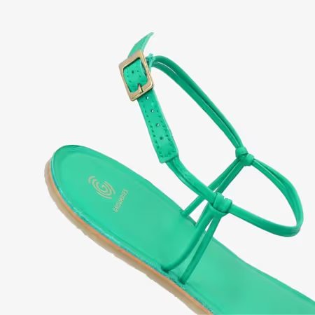 Dámské Barefoot Sandály GROUNDIES® Cadiz Zelené