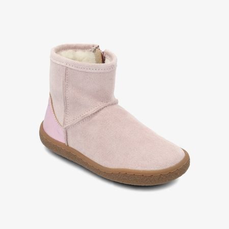 Dětské Barefoot Zimní Zateplené Válenky GROUNDIES Mini Cozy Kids Růžové
