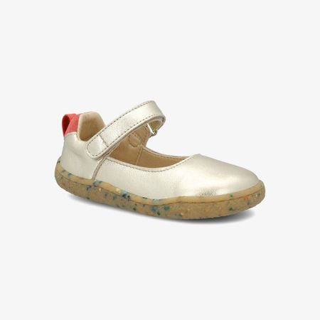 Dětské Barefoot Sandály GROUNDIES® Stella Kids Champagne