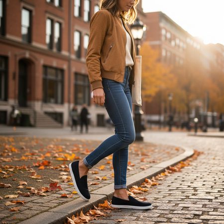 GROUNDIES® Ghent Navy Barefoot mokasine