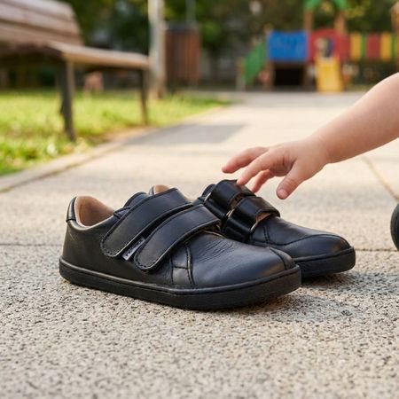 Pegres BF54 0.1 gyerek barefoot egész éves cipő fekete