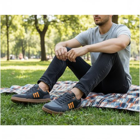 MUSTANG FREE MIAMI - LOTTOS Navy | Pánské barefoot tenisky