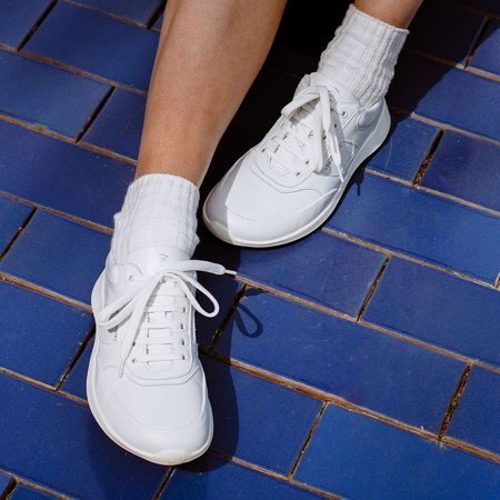 GROUNDIES® New Port Bílé | Barefoot tenisky