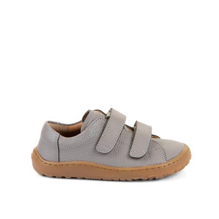 FRODDO TENISKY BAZE LEATHER D-VELCRO Grey | Dětské barefoot tenisky