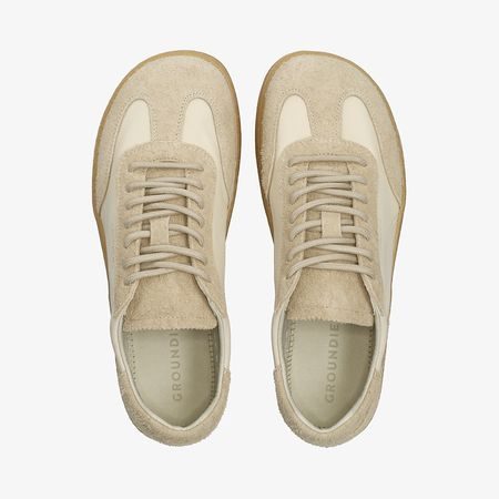 Dámské barefoot Tenisky GROUNDIES® Panama Soft Citrónovo Béžové