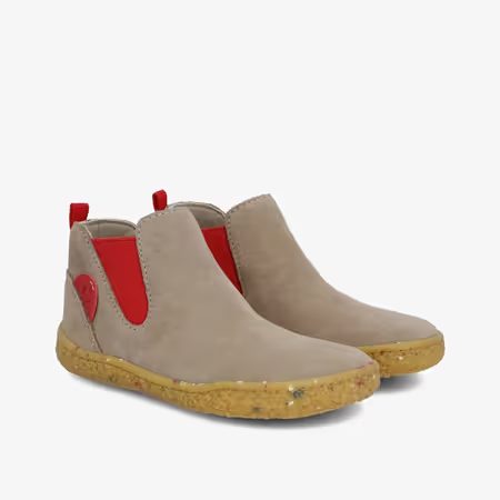 Dětské Barefoot Kotníkové Boty GROUNDIES® Lund Béžové