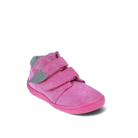 BEDA CELOROČNÍ VELUR BF0001/W/M/TS/2 JANETTE - užší pata | Dětské celoroční barefoot boty