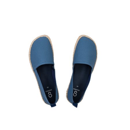 SHAPEN ESPADRILKY PLAYA Wide Indigo | Dámské barefoot espadrilky