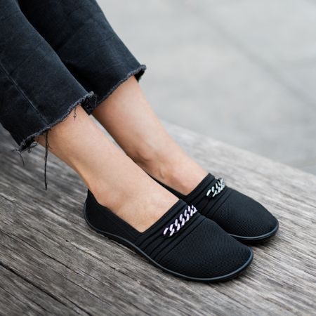 LEGUANO LADY FAMOUS Black | Dámské barefoot baleríny