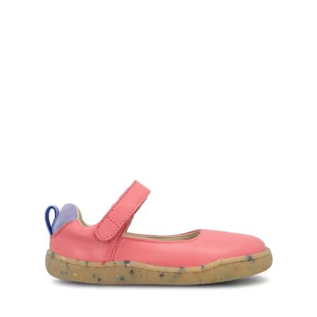 Dětské Barefoot Sandály GROUNDIES® Stella Kids Zářivě Růžové