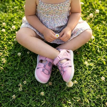 GARVALÍN SANDÁLY SPORT Pink | Dětské barefoot sandály 1