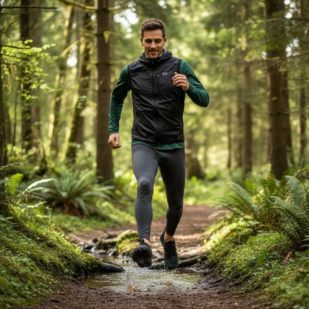 GROUNDIES® Chamonix TR Low Black Barefoot Туристически Обувки