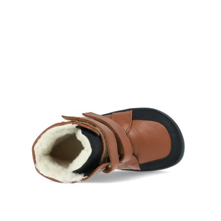 BABY BARE FEBO WINTER Brown | Dětské zimní zateplené barefoot boty