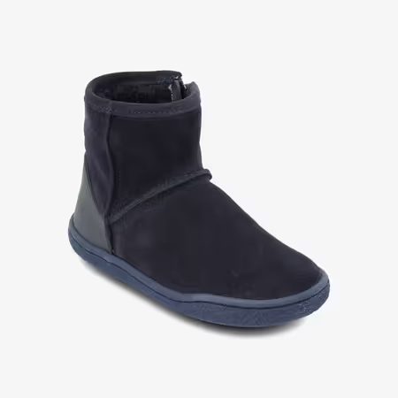 Dětské Barefoot Zimní Zateplené Válenky GROUNDIES Mini Cozy Kids Modré