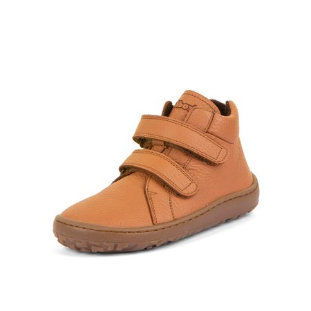 Dětské celoroční barefoot boty FRODDO KOTNÍKOVÉ koňakové