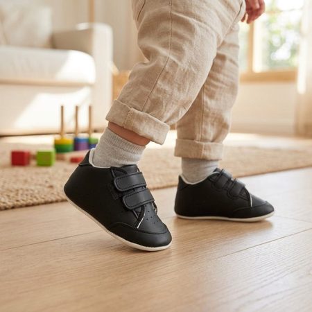Dječje Barefoot Cipelice MINISSA BABY SHOES crne