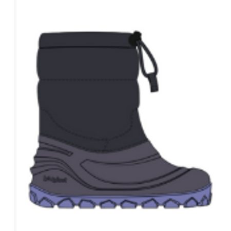 RAYVE SNOWSTORM Purple | Dětské barefoot sněhule