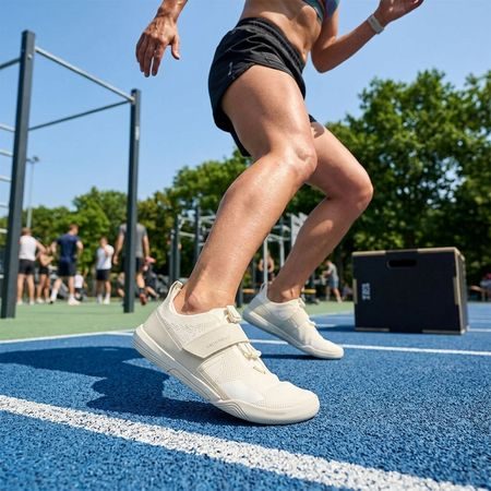 Barefoot Sportovní Boty GROUNDIES® G-Flex Krémové