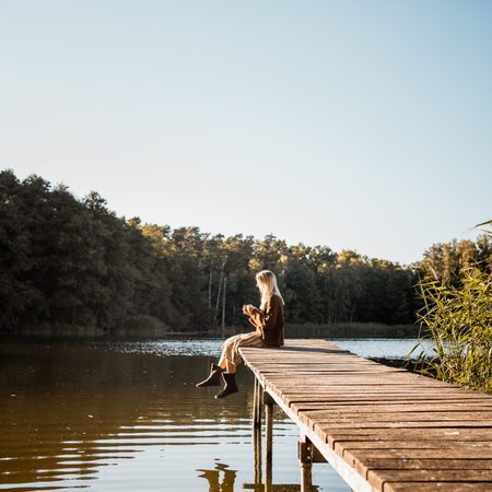 Dámské Barefoot Kozačky GROUNDIES® Odessa Tmavě Hnědé