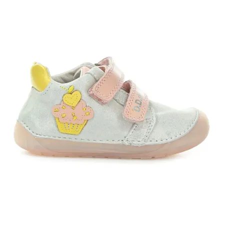 Otroške barefoot superge D.D.STEP S070-61798A Belo rožnate slaščičarna