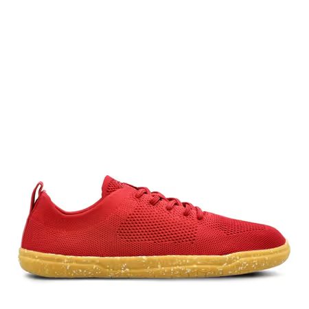 Dámské Barefoot Tenisky GROUNDIES® Active Knit Třešňově Červené