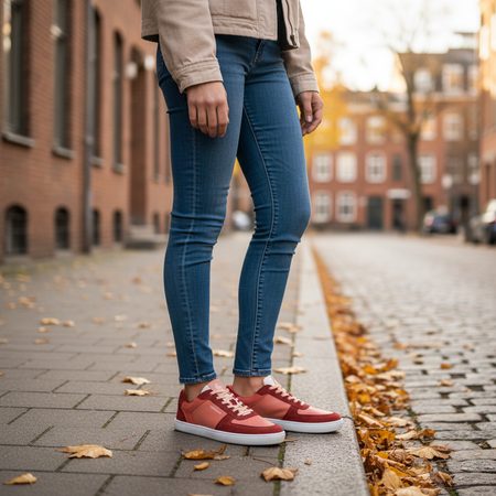 GROUNDIES® HAMPTONS 2.0 REGULAR Red Tenisice