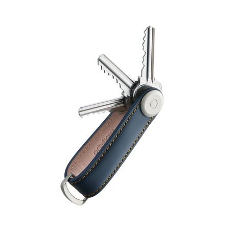 Orbitkey 2.0 - Navy & Tan Stitching