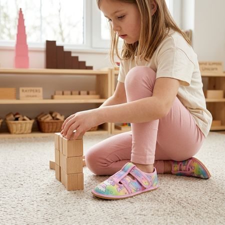 Dječje Barefoot Papuče RAYVE SLIPPERS unicorn