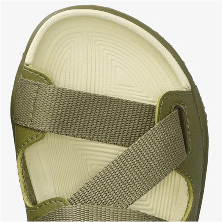 Dětské Barefoot Sandály GROUNDIES® Twig Khaki Žluté