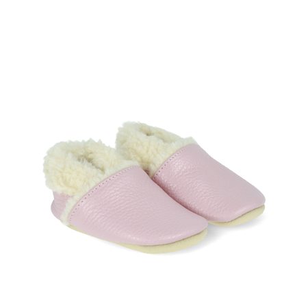 RAYVE CRAVITOS WINTER WOOL Světle růžové | Dětské barefoot capáčky