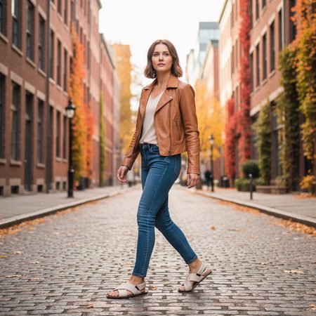 GROUNDIES® Verona Beige Ženske Veganske Barefoot Sandale