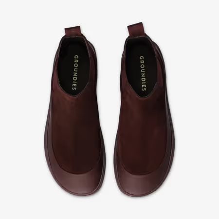 Dámské Barefoot Chelsea GROUNDIES® SIENNA Vínové