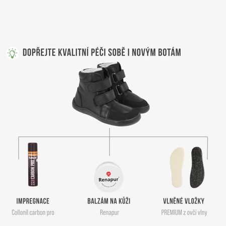 BABY BARE FEBO WINTER Black Asfaltico