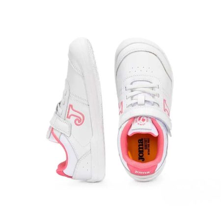 JOMA VELA JR White Pink | Dětské barefoot tenisky
