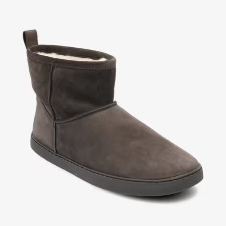 Dámské Barefoot Zateplené Boty GROUNDIES® COZY BOOT LOW Hnědé