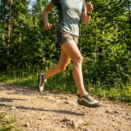 Barefoot Outdoorové Boty GROUNDIES® All Terrain Low 2.0 Zeleno Oranžové