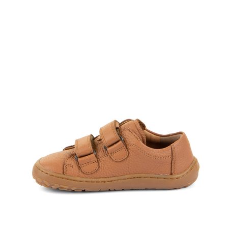 FRODDO TENISKY BAZE LEATHER D-VELCRO Cognac | Dětské barefoot tenisky