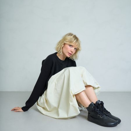 Dámské Barefoot+ Kotníkové Boty GROUNDIES® Salzburg Černé