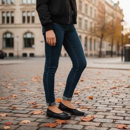 GROUNDIES® Lily 3.0 Black Ženske Barefoot+ balerinke