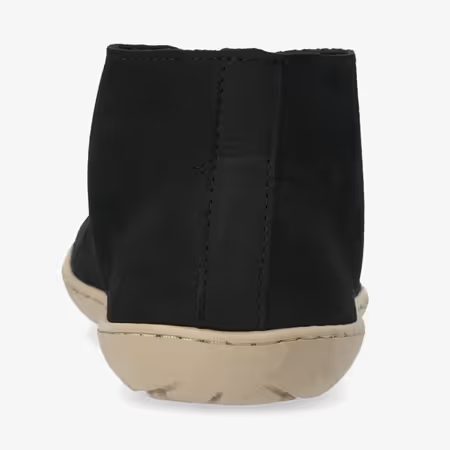 Barefoot Kotníkové Boty GROUNDIES® Milano Soft Černé
