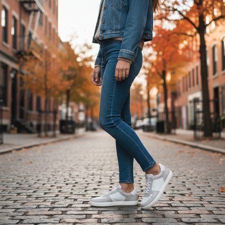 GROUNDIES® HAMPTONS 2.0 REGULAR White/Grey Tenisice