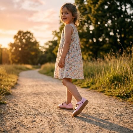 Dětské Barefoot Sandály RAYVE SHELLWOOD 2.0 růžové